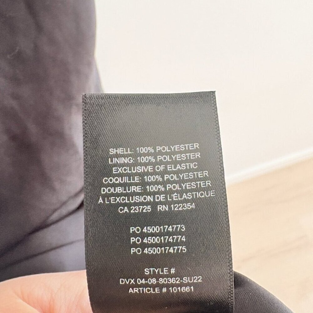 Aritzia Wilfred Satin Bellow Midi Dress Black Size 4 - Picture 8 of 8